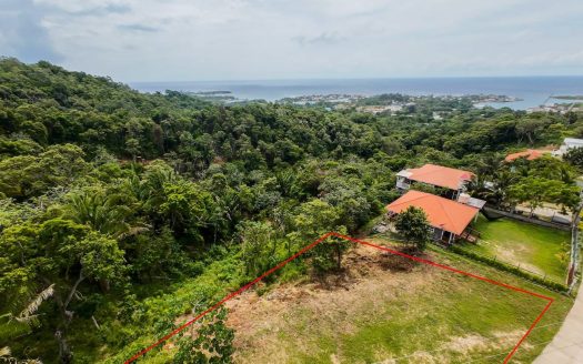 0.17 a Mahogany Hills Plantation Panoramic Oceanview Lot in French Harbor